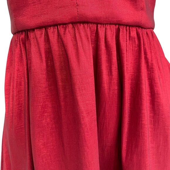 BDarlin Red High Low Formal Dress 11/12 Spaghetti Strap Prom Gown Y2K Trendy - Picture 7 of 11